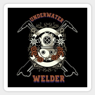 Underwater deep sea welder Sticker